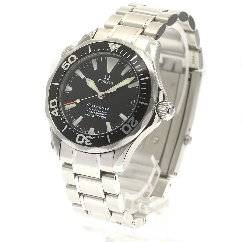 OMEGA Seamaster300 2252.50 Date Black Dial Automatic Boy's Watch_877577