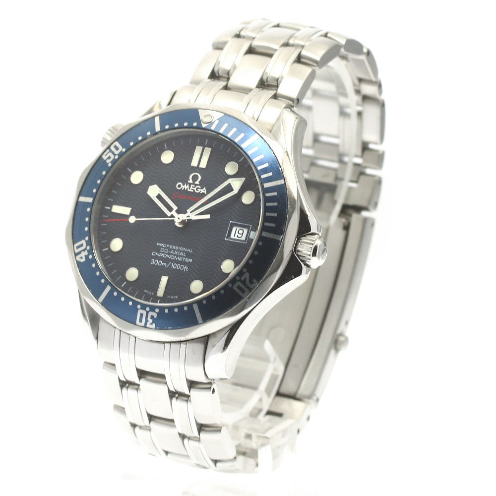 OMEGA Seamaster300 2220.80 Date Co-Axial Navy Dial Automatic Men's Watch_877584
