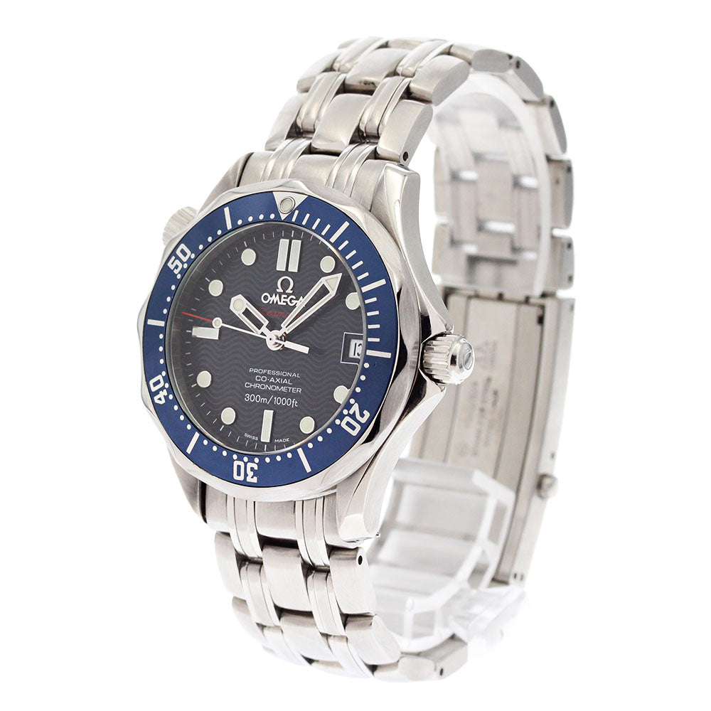 OMEGA Seamaster300 2222.80 Date Co-Axial Navy Dial Automatic Boy's Watch_877600