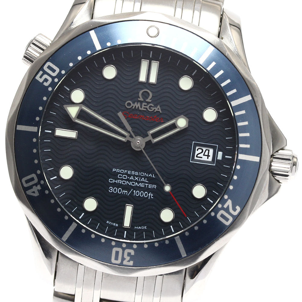 OMEGA Seamaster300 2220.80 Coaxial Navy Dial Automatic Men's Watch_877606