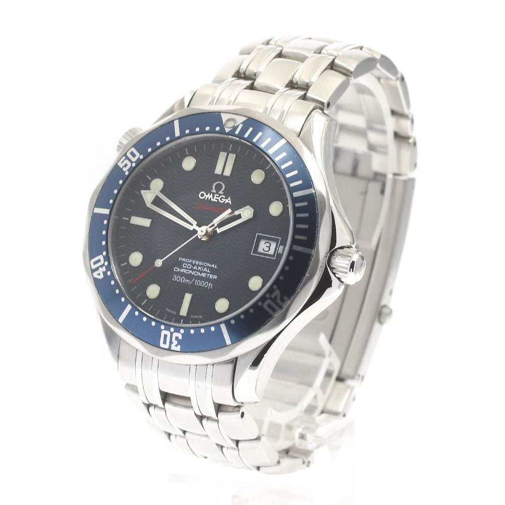 OMEGA Seamaster300 2220.80 Date Co-Axial Navy Dial Automatic Men's Watch_877623