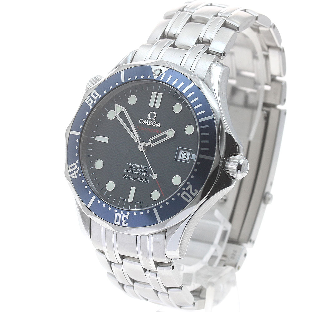 OMEGA Seamaster300 2220.80 Date Co-Axial Navy Dial Automatic Men's Watch_877634