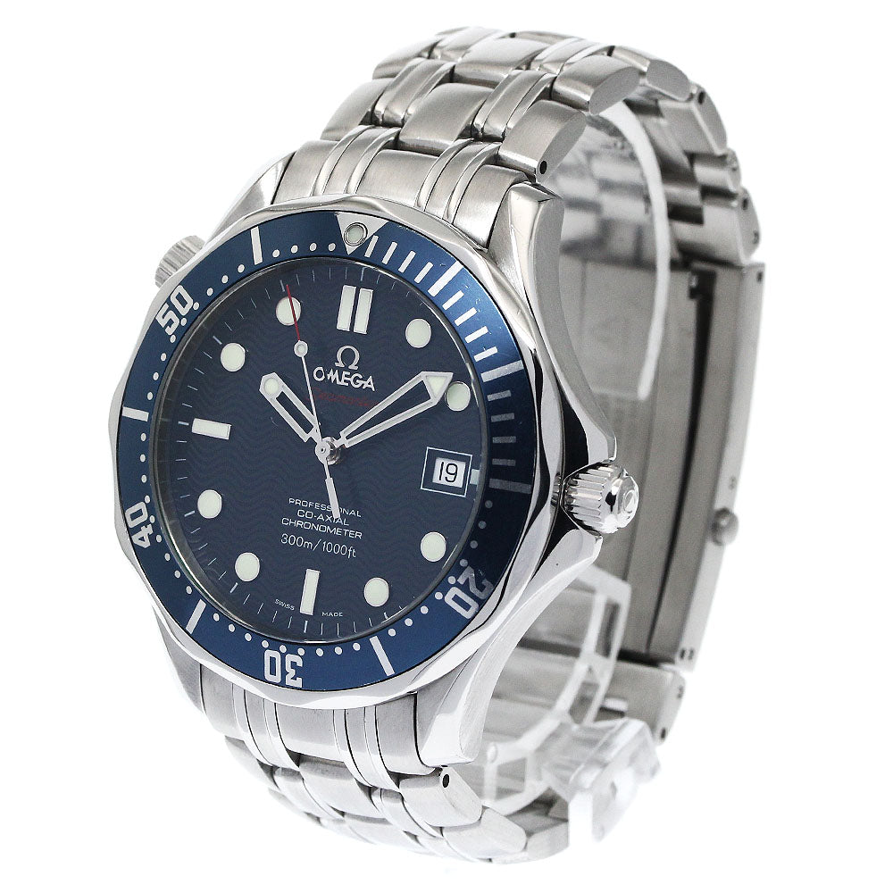 OMEGA Seamaster300 2220.80 Date Co-Axial Navy Dial Automatic Men's Watch_877656