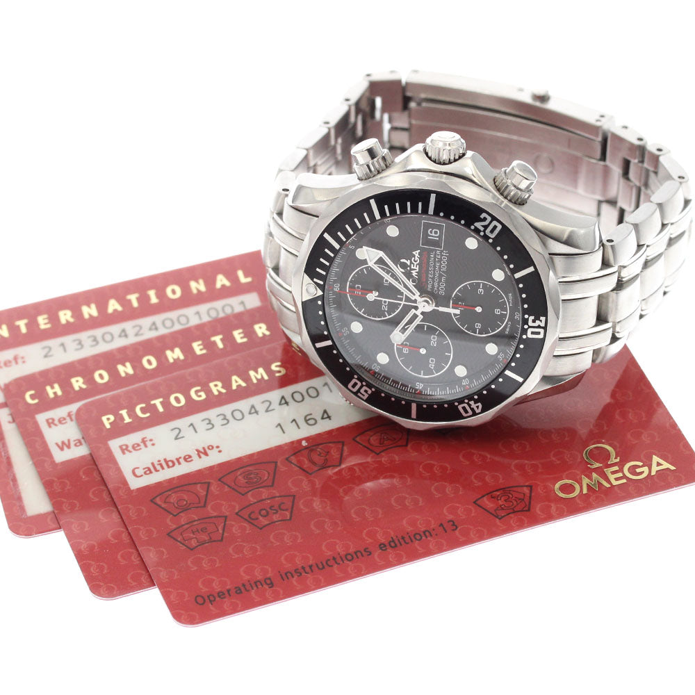 OMEGA Seamaster300 213.30.42.40.01.001 Date Chronograph AT Men's Watch_877681