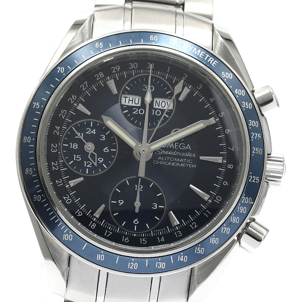 OMEGA Speedmaster 3222.80 Triple calendar Navy Dial Automatic Men's Watch_877685