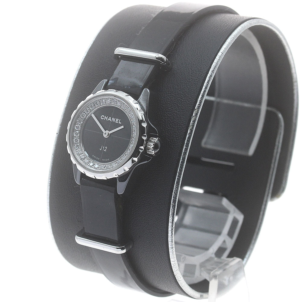 CHANEL J12 XS H4663 Diamond black Dial Quartz Ladies Watch_877689