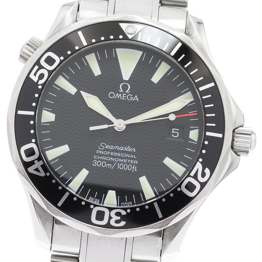 OMEGA Seamaster300 2254.50 Date black Dial Automatic Men's Watch_877699