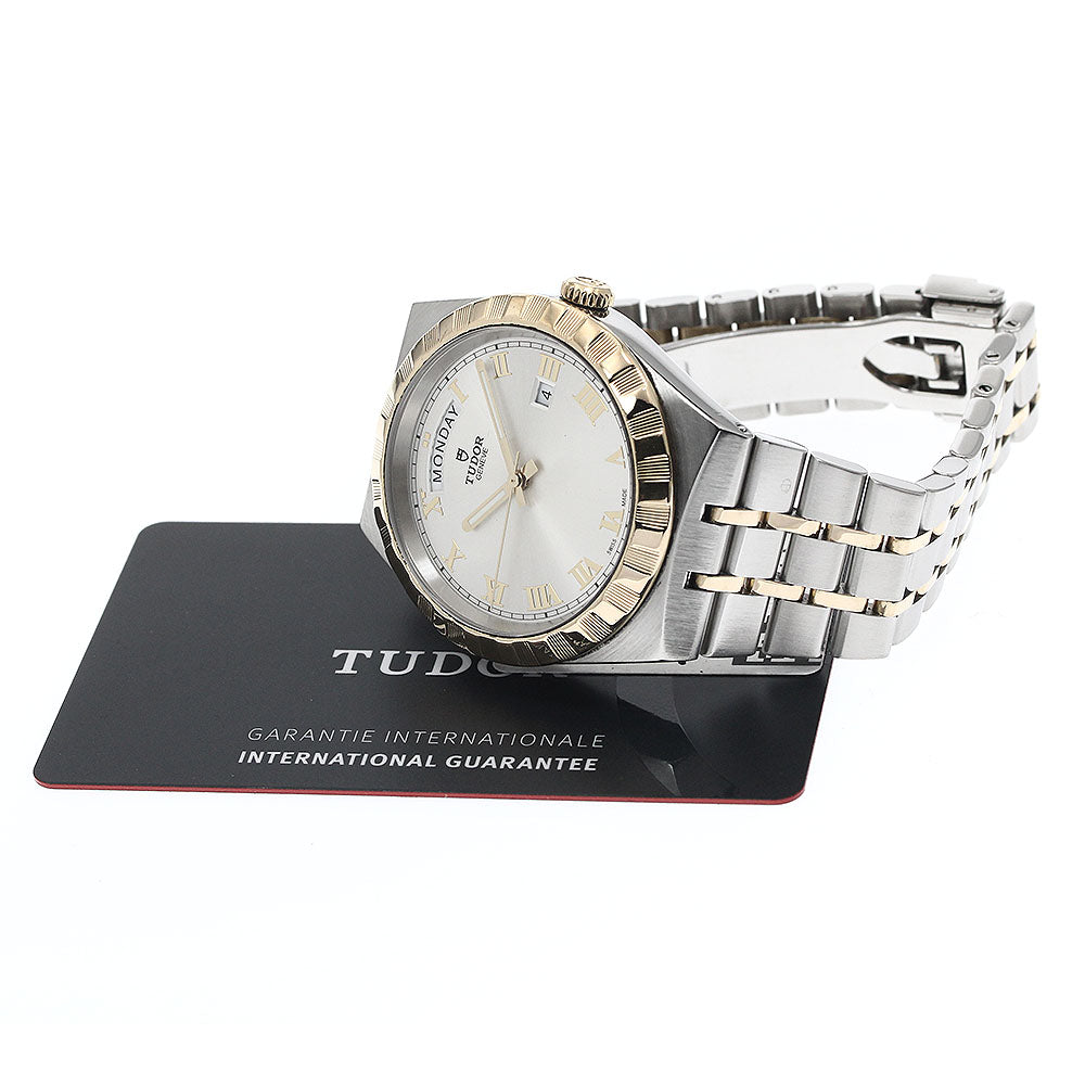 TUDOR Royal 28603 Day Date YG2 tone Silver Dial Automatic Men's Watch_877704