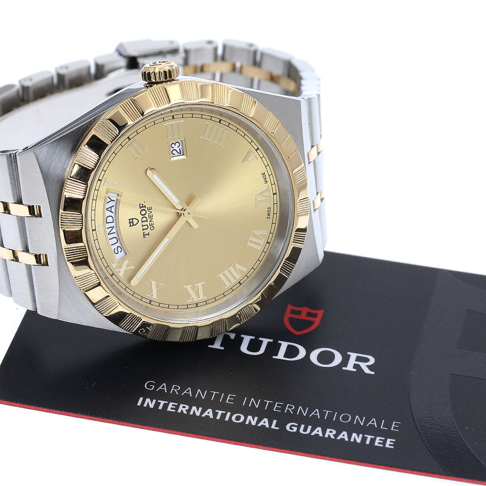 TUDOR Royal 28603 Day Date YG2 tone Gold Dial Automatic Men's Watch_877705