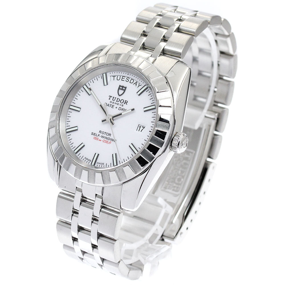 TUDOR Classic Date Day 23010 Day date white Dial Automatic Men's Watch_877714