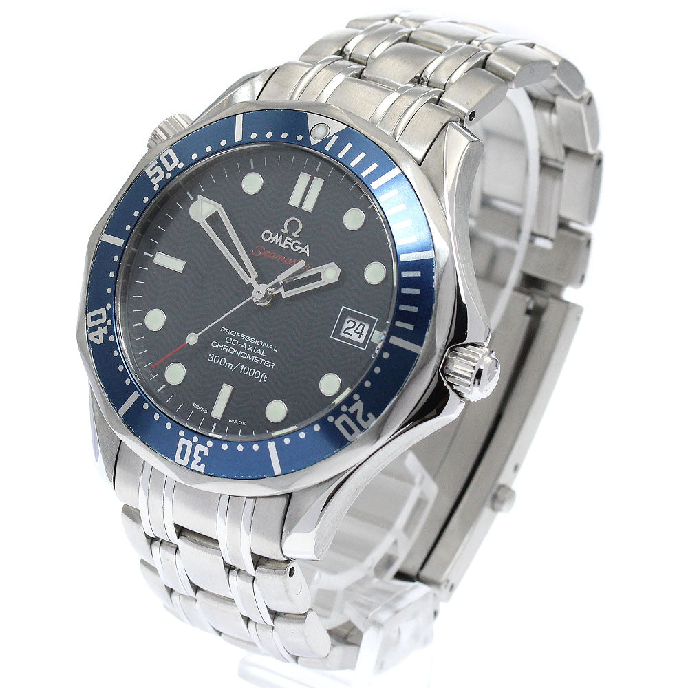 OMEGA Seamaster300 2220.80 Date Co-Axial Navy Dial Automatic Men's Watch_877721