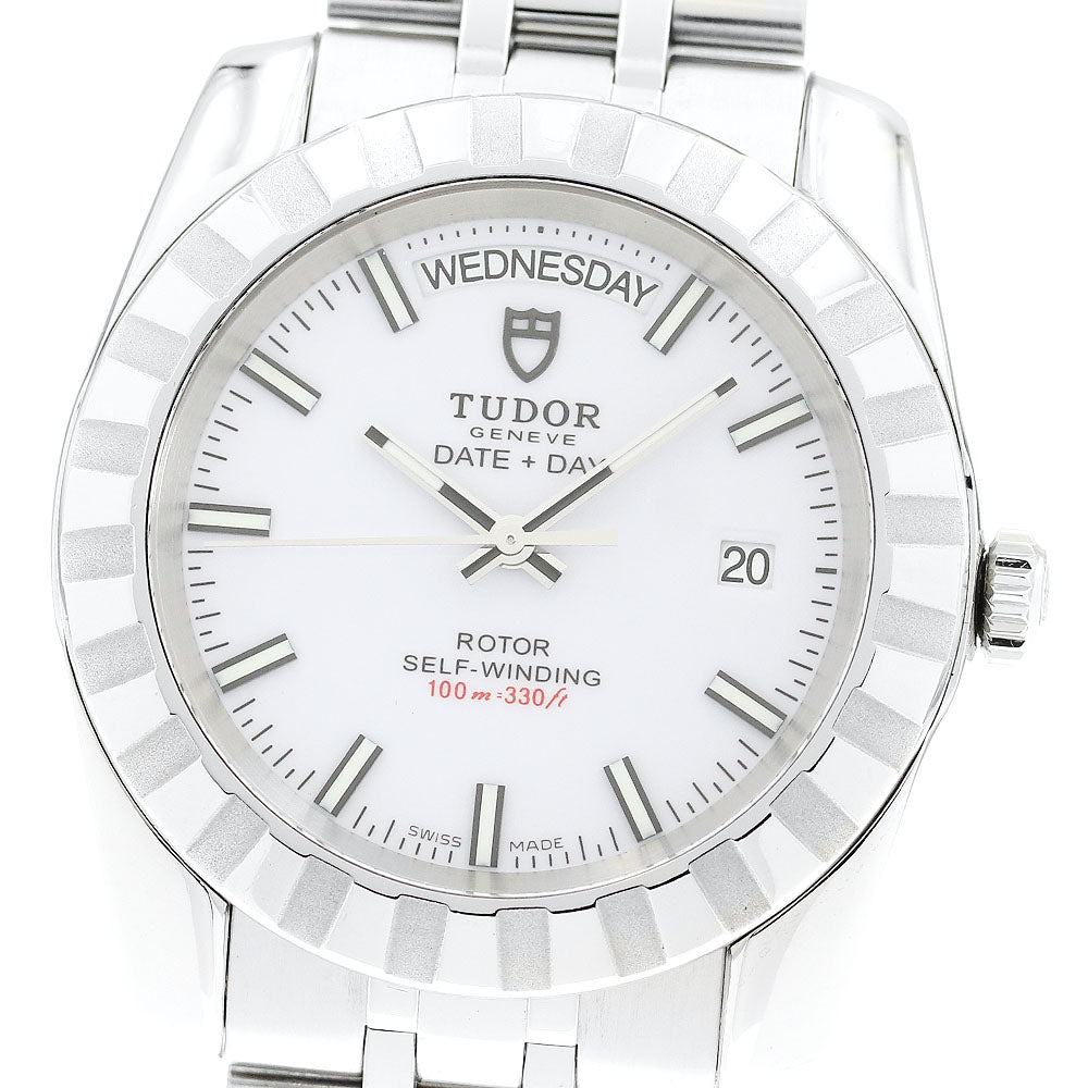 TUDOR Classic Date Day 23010 white Dial Automatic Men's Watch_877723