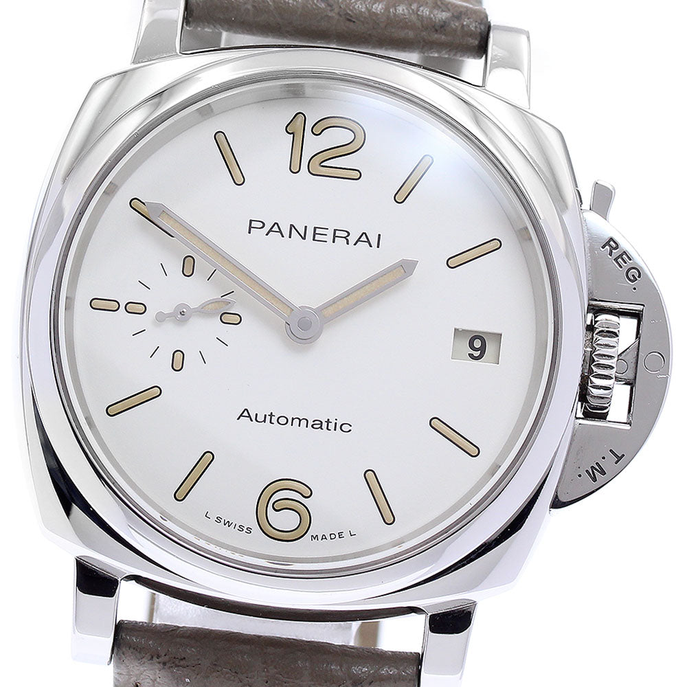 PANERAI Luminor Due PAM01043 white Dial Automatic Boy's Watch_877733