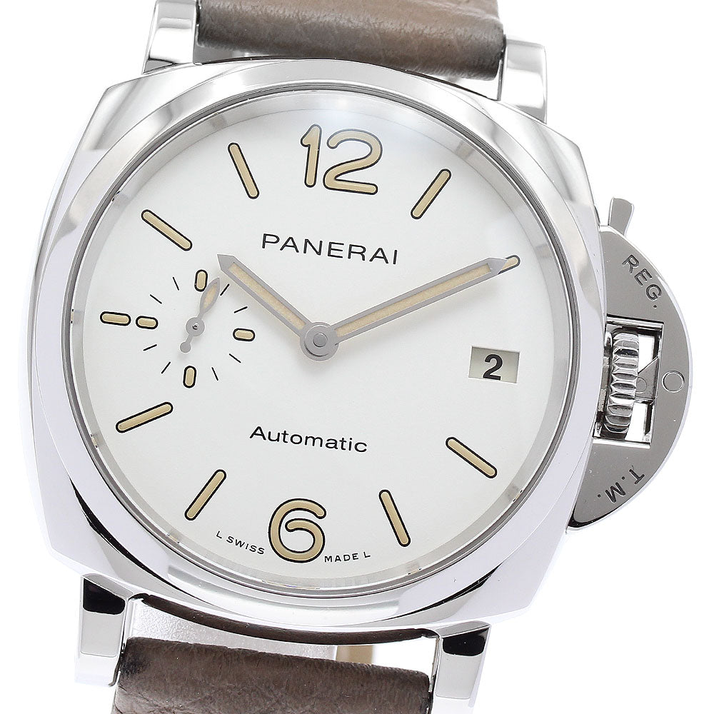 PANERAI Luminor Due PAM01043 white Dial Automatic Boy's Watch_877735