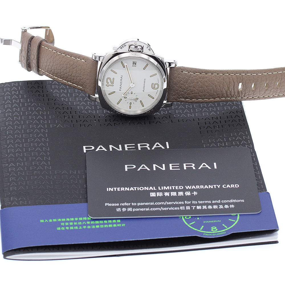 PANERAI Luminor Due PAM01043 white Dial Automatic Boy's Watch_877735