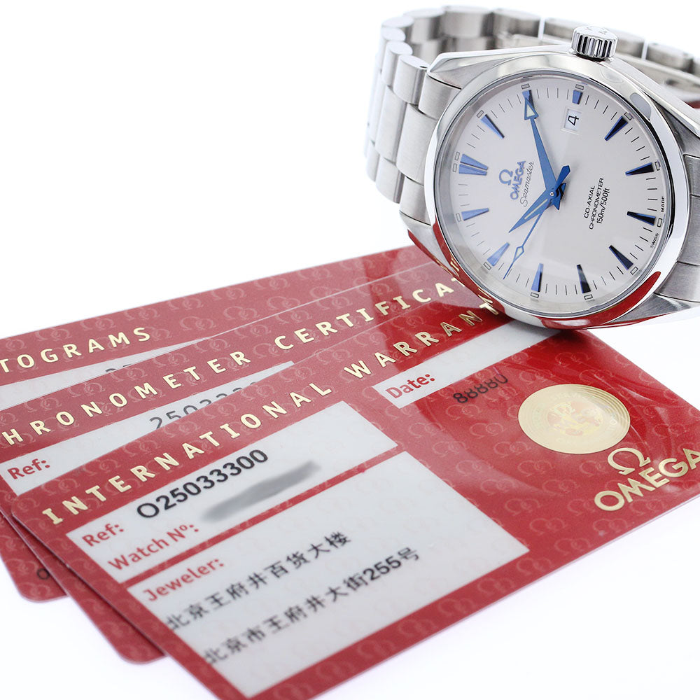 OMEGA Seamaster Aqua Terra 2503.33 Coaxial Silver Dial Automatic Men's_877743