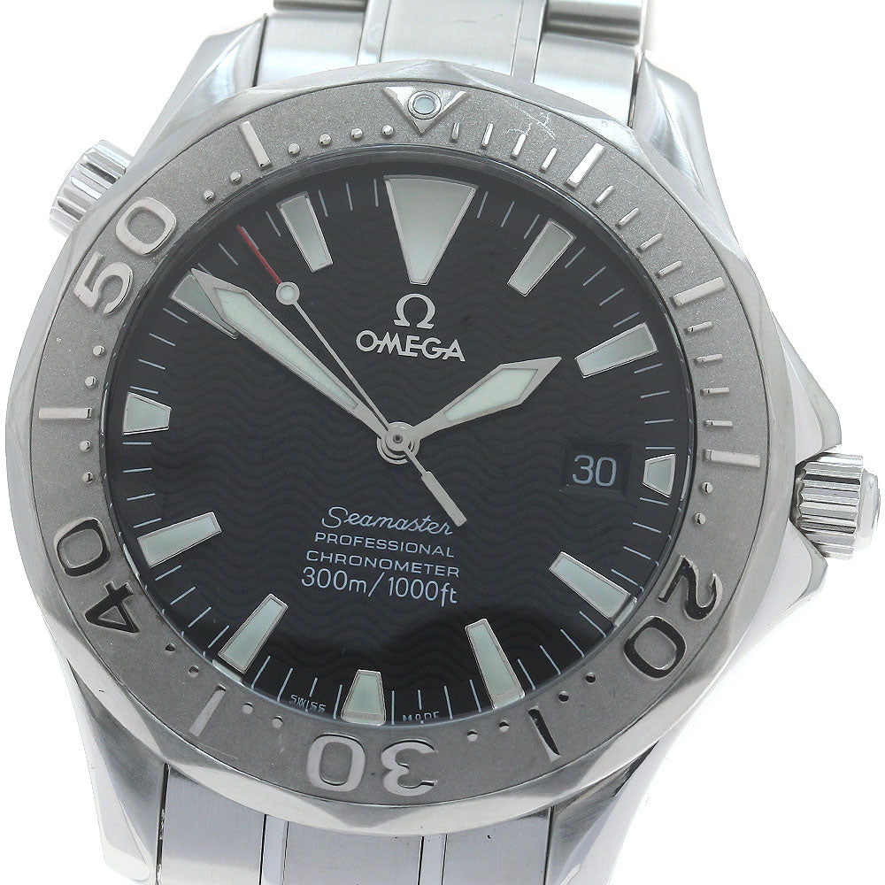 OMEGA Seamaster300 2230.50 WG bezel black Dial Automatic Men's Watch_877759