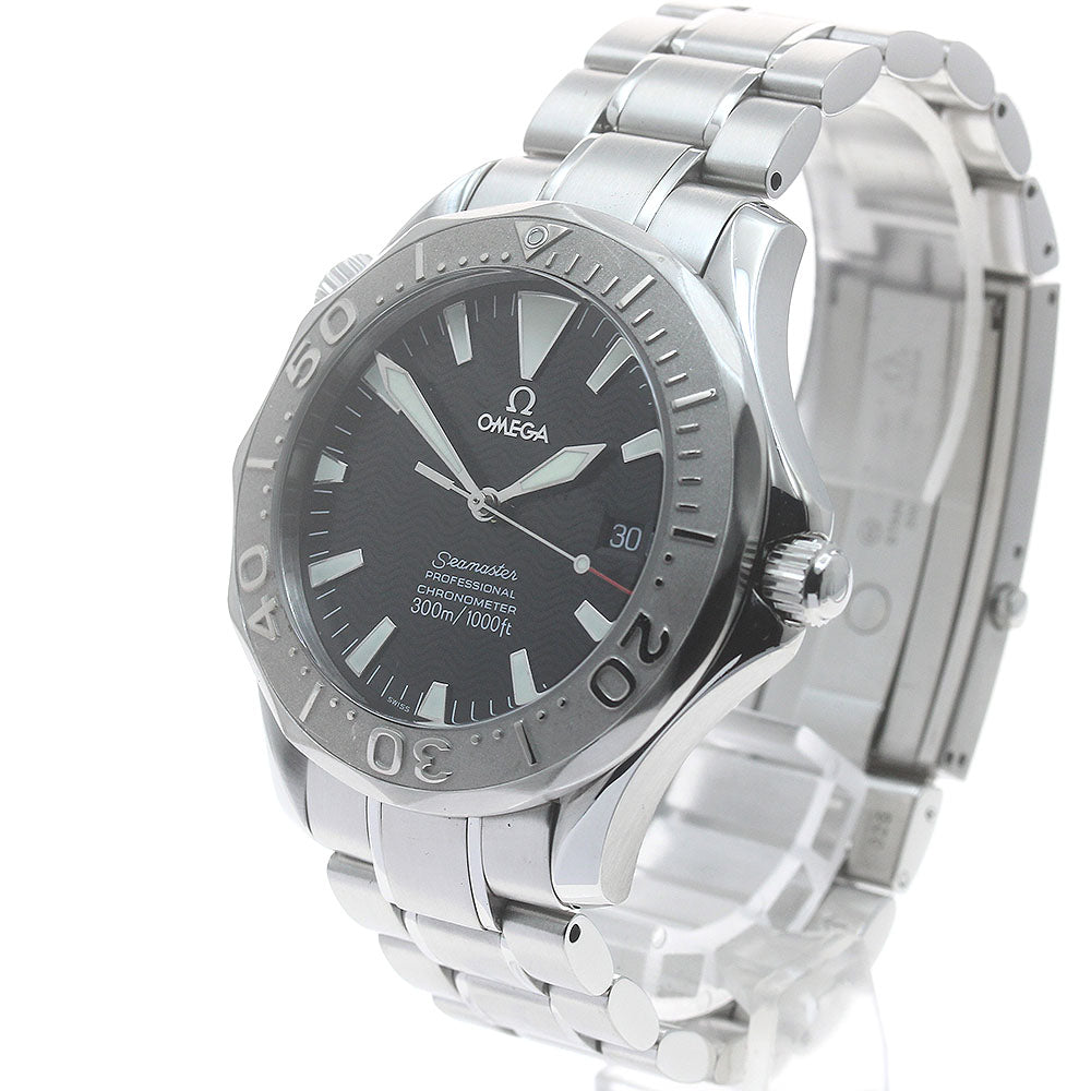 OMEGA Seamaster300 2230.50 WG bezel black Dial Automatic Men's Watch_877759