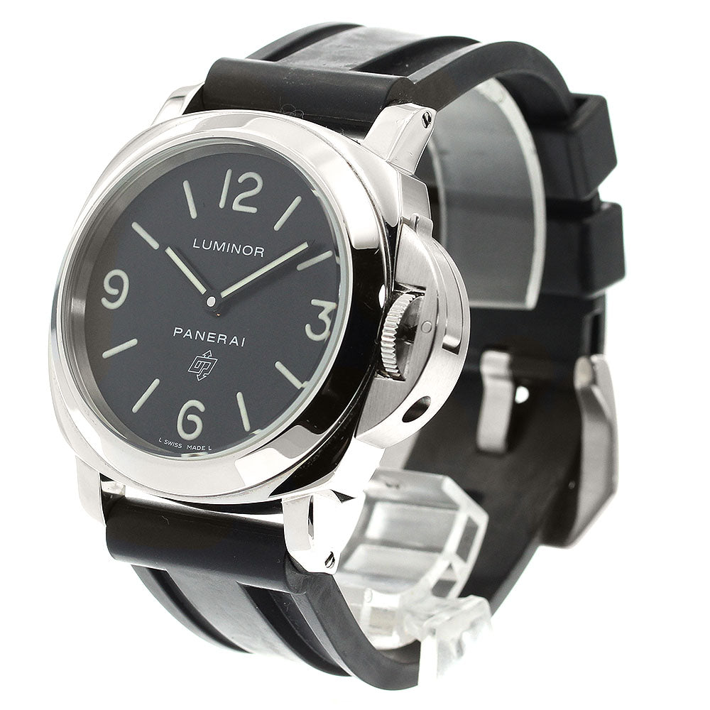 PANERAI Luminor base logo PAM00000 black Dial Hand Winding Men's Watch_877773