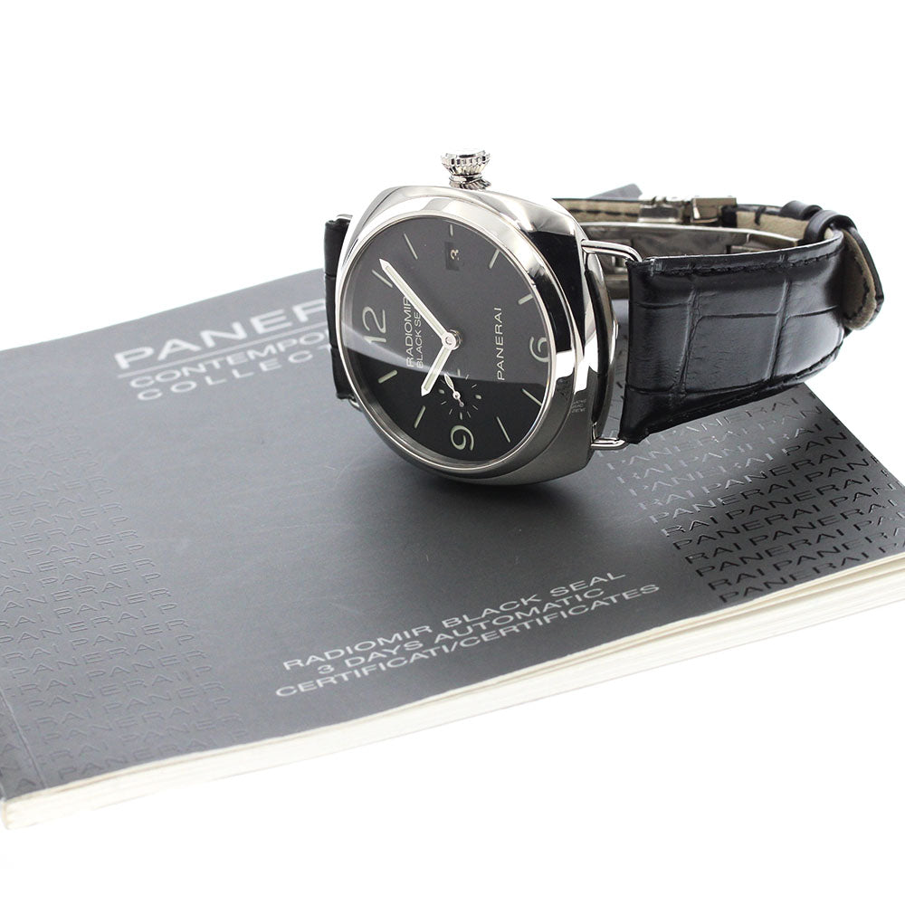 PANERAI Radiomir Black Seal PAM00388 Date black Dial Automatic Men's Watch_877776