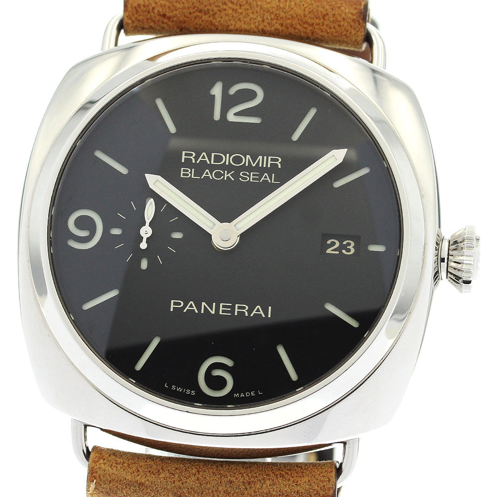 PANERAI Radiomir Black Seal PAM00388 Date Black Dial Automatic Men's _877780