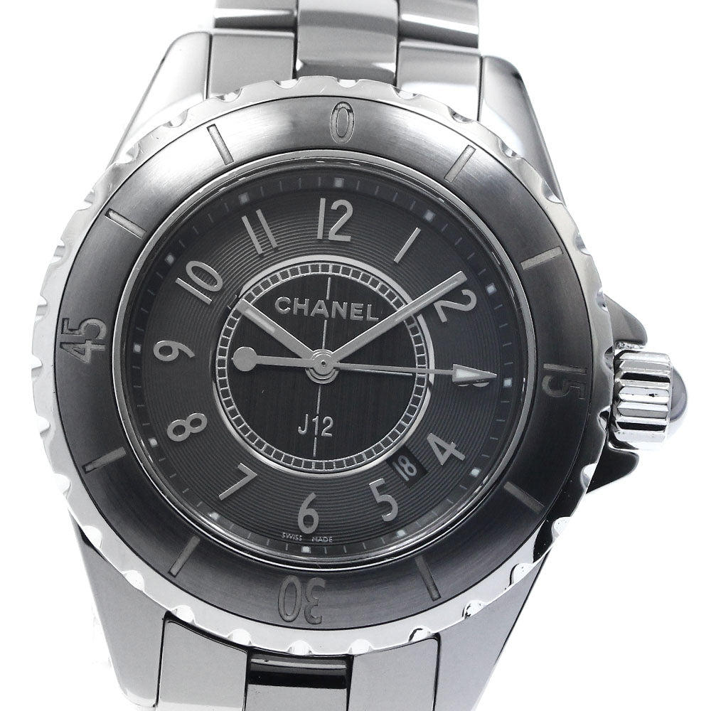 CHANEL J12 Chromatic H2978 Date gray Dial Quartz Ladies Watch_877795