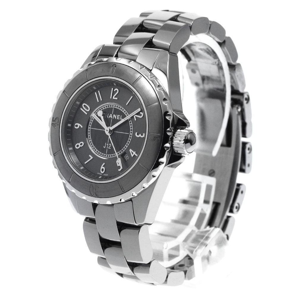 CHANEL J12 Chromatic H2978 Date gray Dial Quartz Ladies Watch_877795