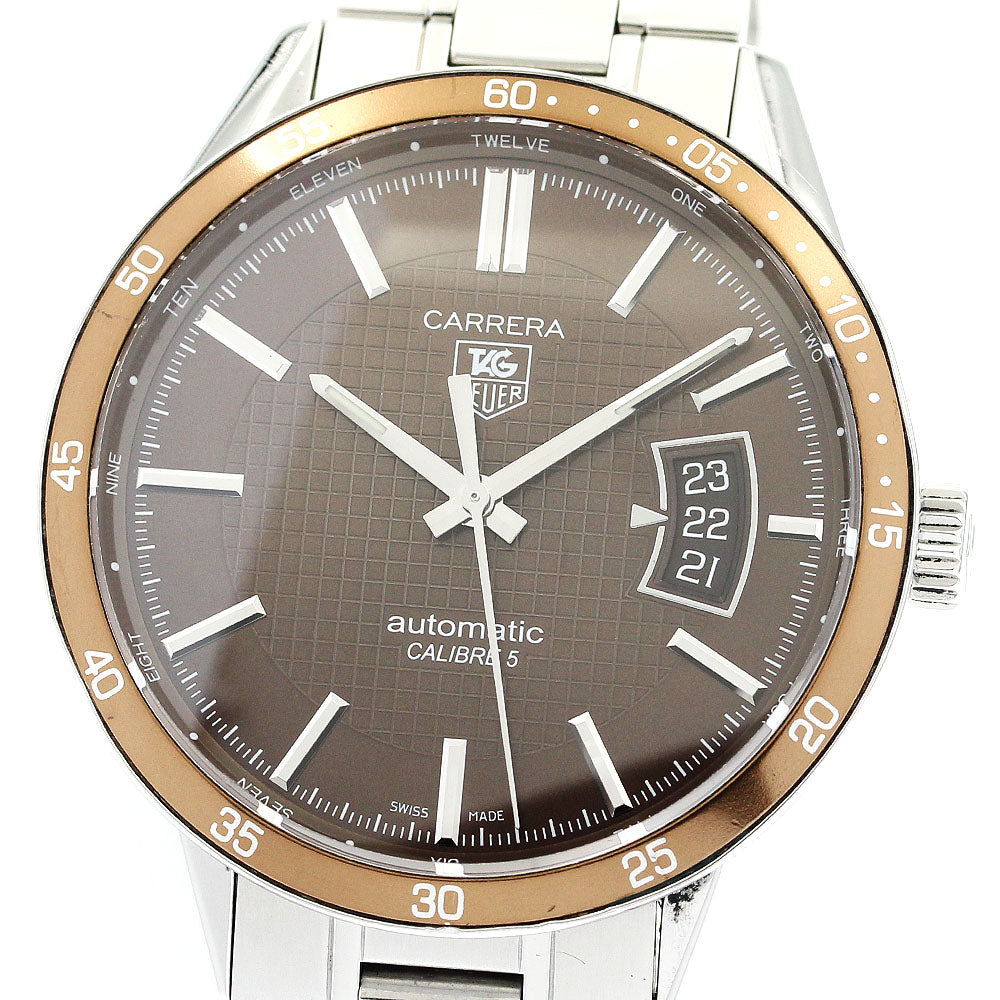 TAG HEUER Carrera WV211N-0 Caliber 5 Brown Dial Automatic Men's Watch_877814