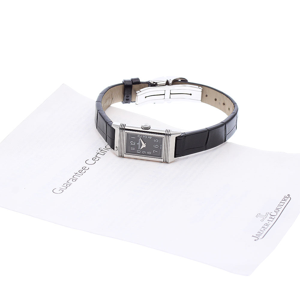 JAEGER-LECOULTRE Reverso One 200.8.47/Q3258470 black Dial Quartz Ladies Watch_877816