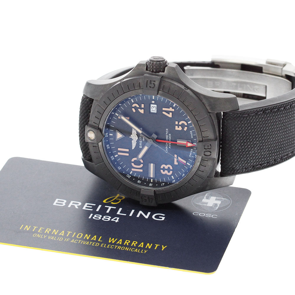 BREITLING Avenger GMT 45 Night Mission V32395 Automatic Men's Watch_877840