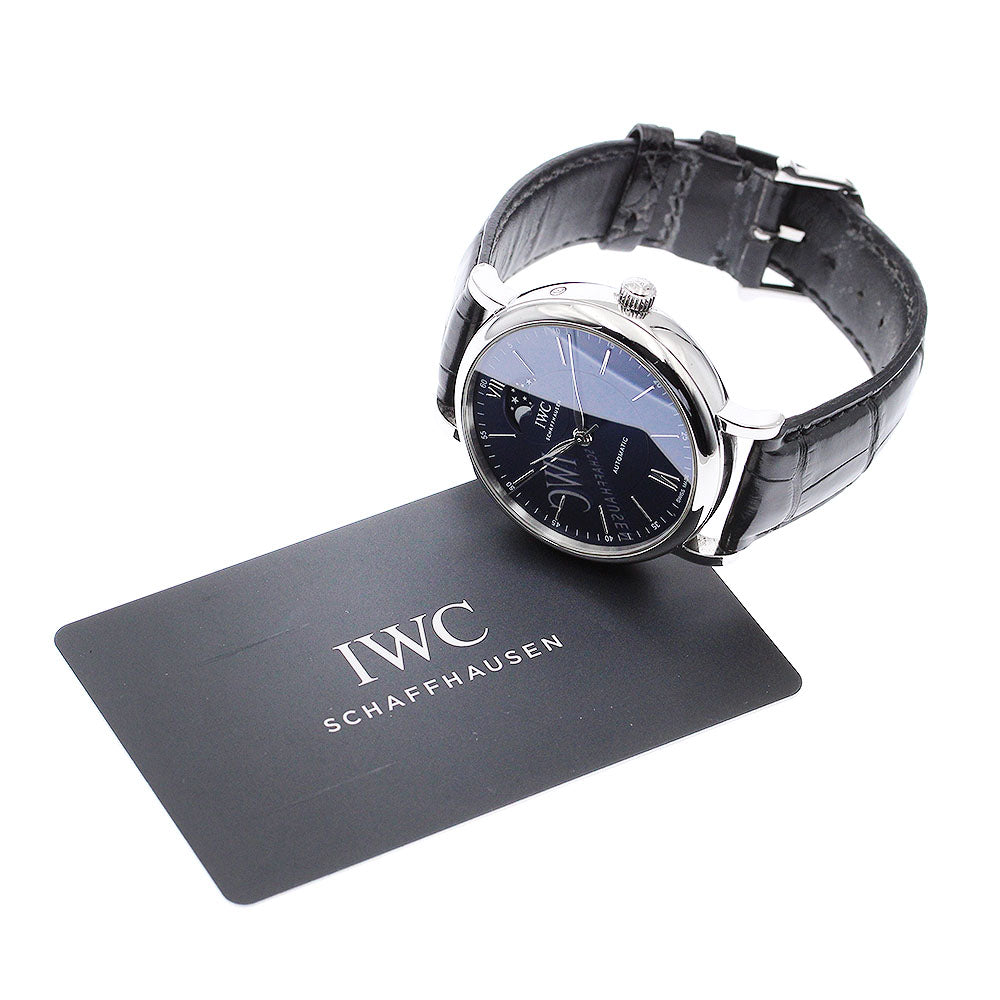 IWC SCHAFFHAUSEN Portofino Automatic Moon Phase IW459402 Navy Dial Automatic Men's Watch_877848