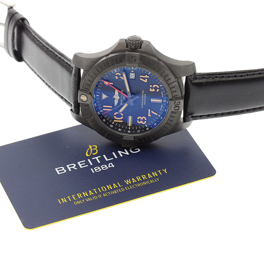 BREITLING Avenger GMT 45 Night Mission V32395 Automatic Men's Watch_877857