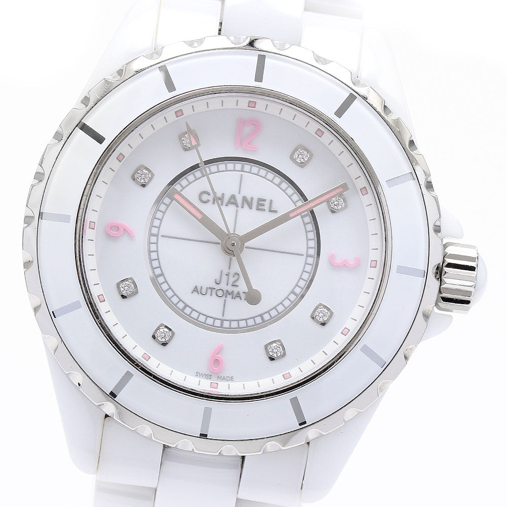 CHANEL J12 Pink light H4864 8P diamond white Dial Automatic Men's Watch_877859