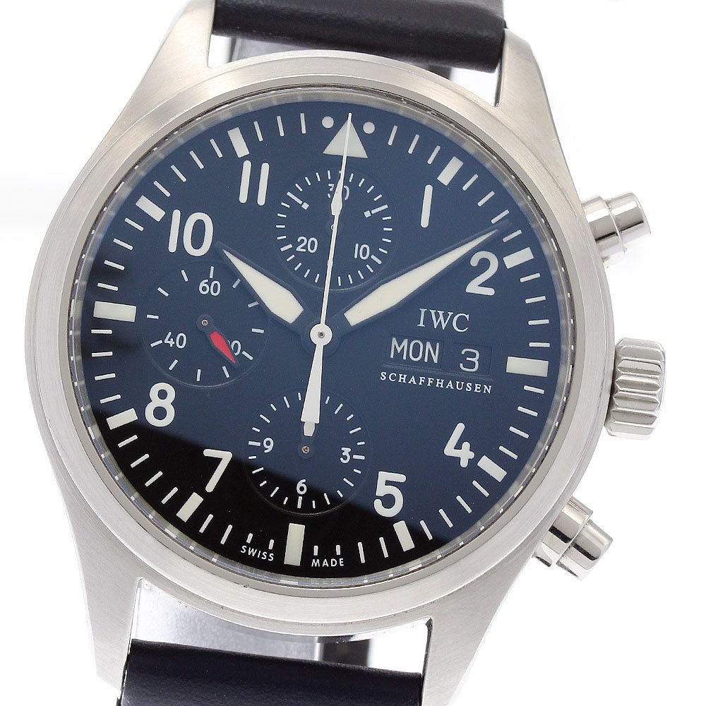 IWC SCHAFFHAUSEN Pilot watch IW371701 Chronograph Automatic Men's Watch_877867