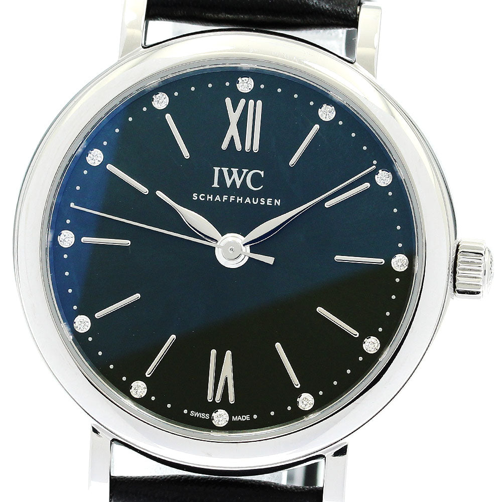 IWC Portofino Automatic 34 IW357405 12P diamond Moss Green Dial Ladies_877871