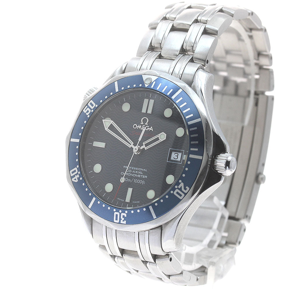 OMEGA Seamaster300 2220.80 Date Co-Axial Navy Dial Automatic Men's Watch_877877