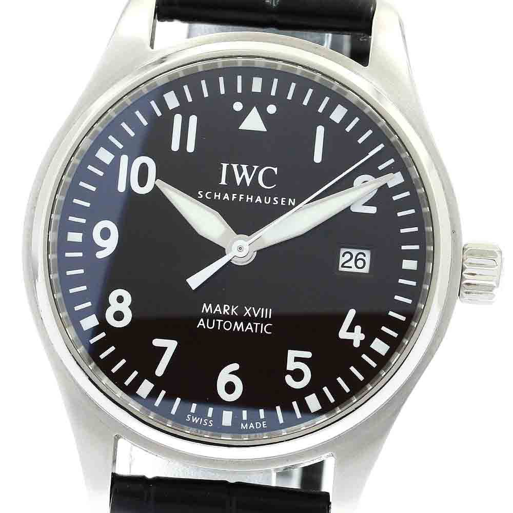 IWC SCHAFFHAUSEN Pilot's Watch Mark XVIII Antoine de Saint Exupery IW327003 Date Dark brown Dial Automatic Men's Watch_877885
