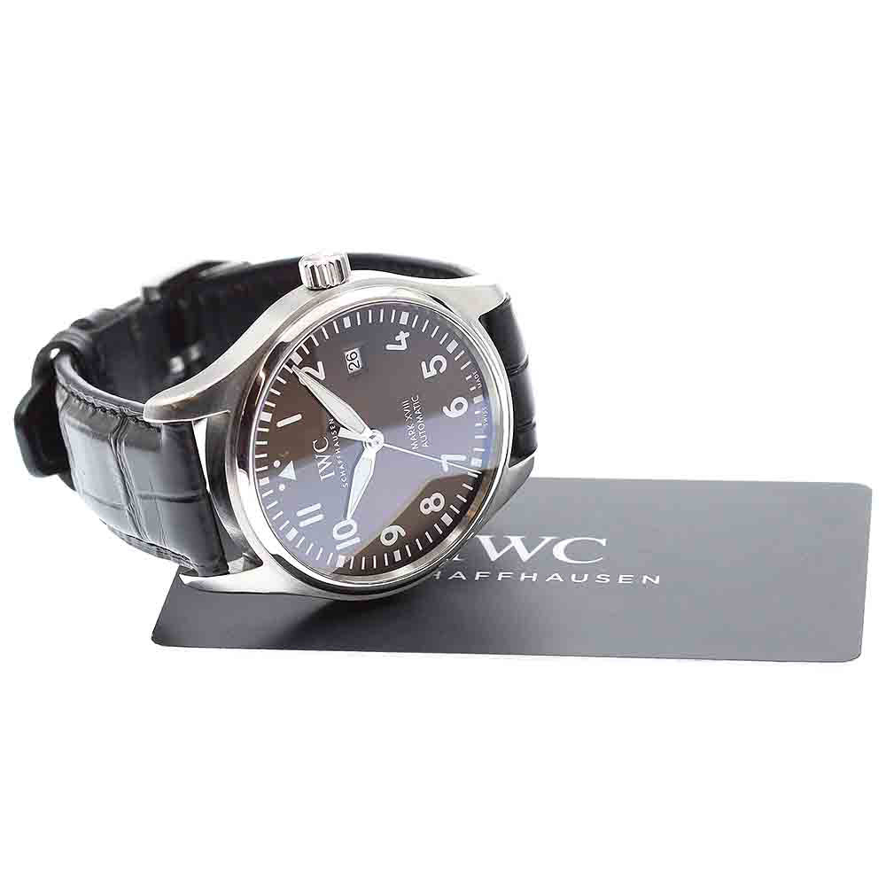 IWC SCHAFFHAUSEN Pilot's Watch Mark XVIII Antoine de Saint Exupery IW327003 Date Dark brown Dial Automatic Men's Watch_877885