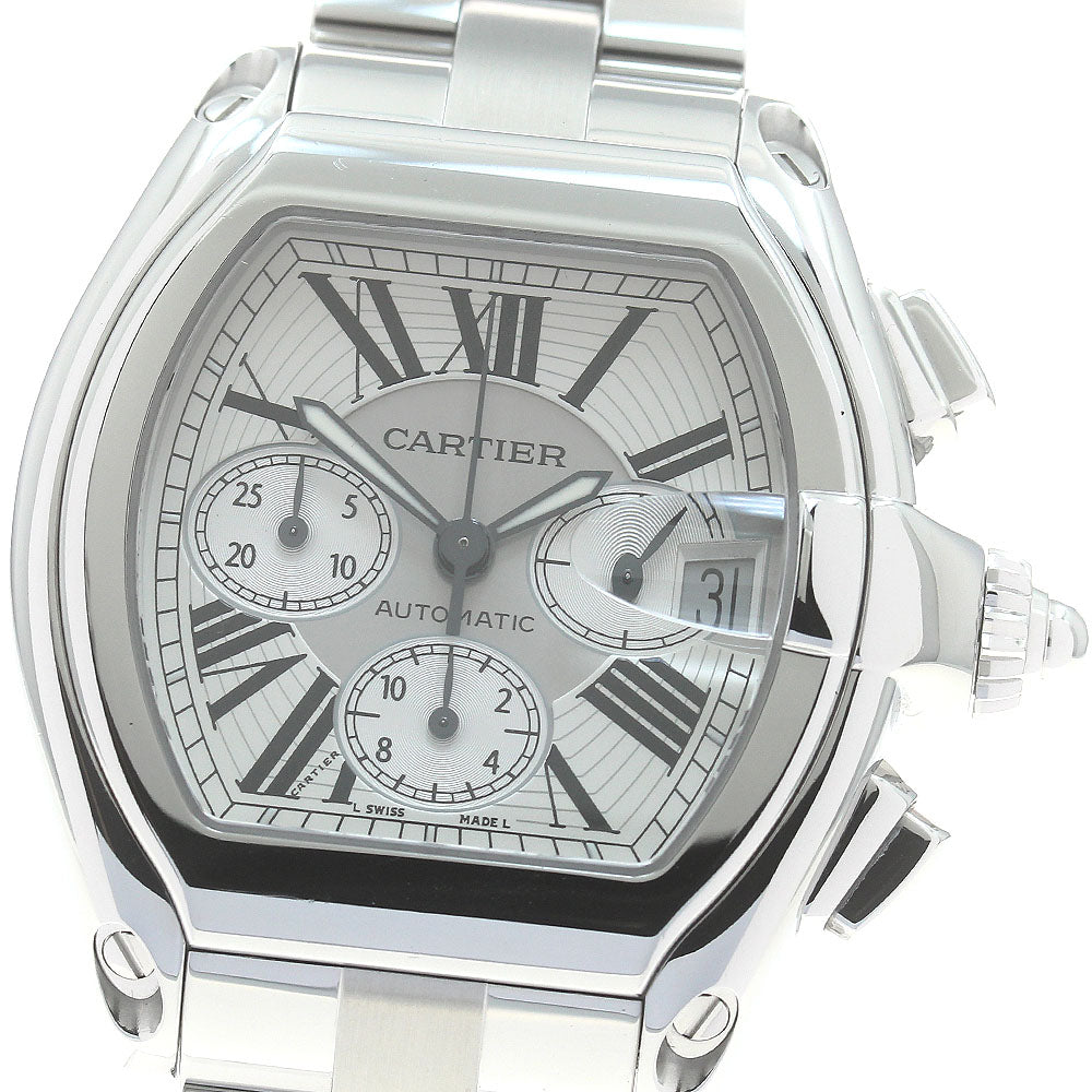 CARTIER Roadster XL W62019X6 Chronograph Date Automatic Men's Watch_877902
