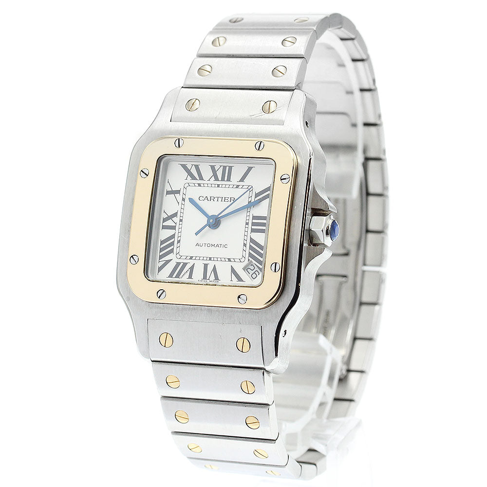 CARTIER Santos Galbee XL W20099C4 Date Silver Dial Automatic Men's Watch_877915