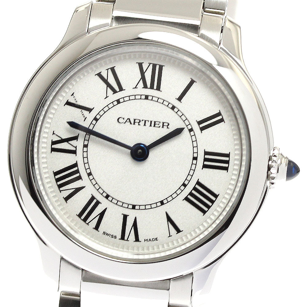 CARTIER Rondemast de Cartier 29mm WSRN0033 Silver Dial Quartz Ladies_877924
