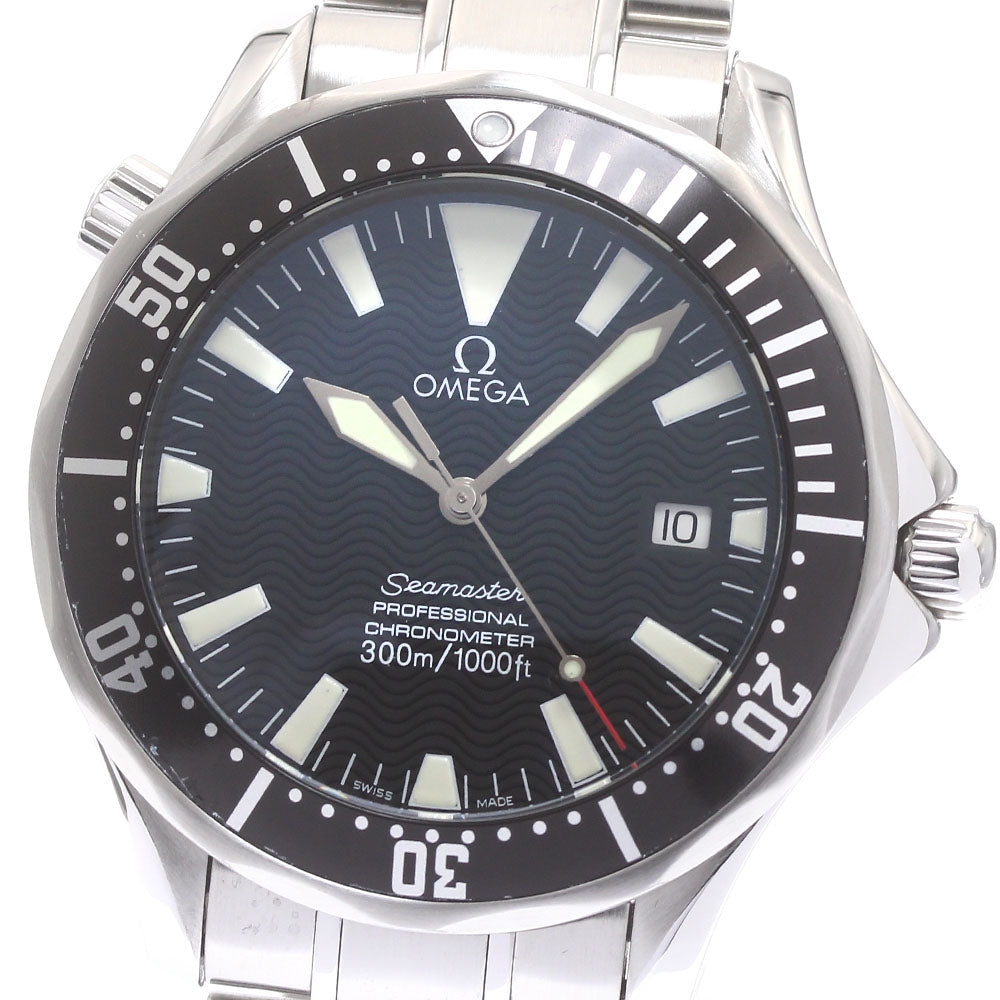 OMEGA Seamaster300 2254.50 Date black Dial Automatic Men's Watch_877978
