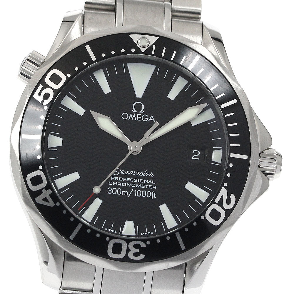 OMEGA Seamaster300 2254.50 Date black Dial Automatic Men's Watch_877994