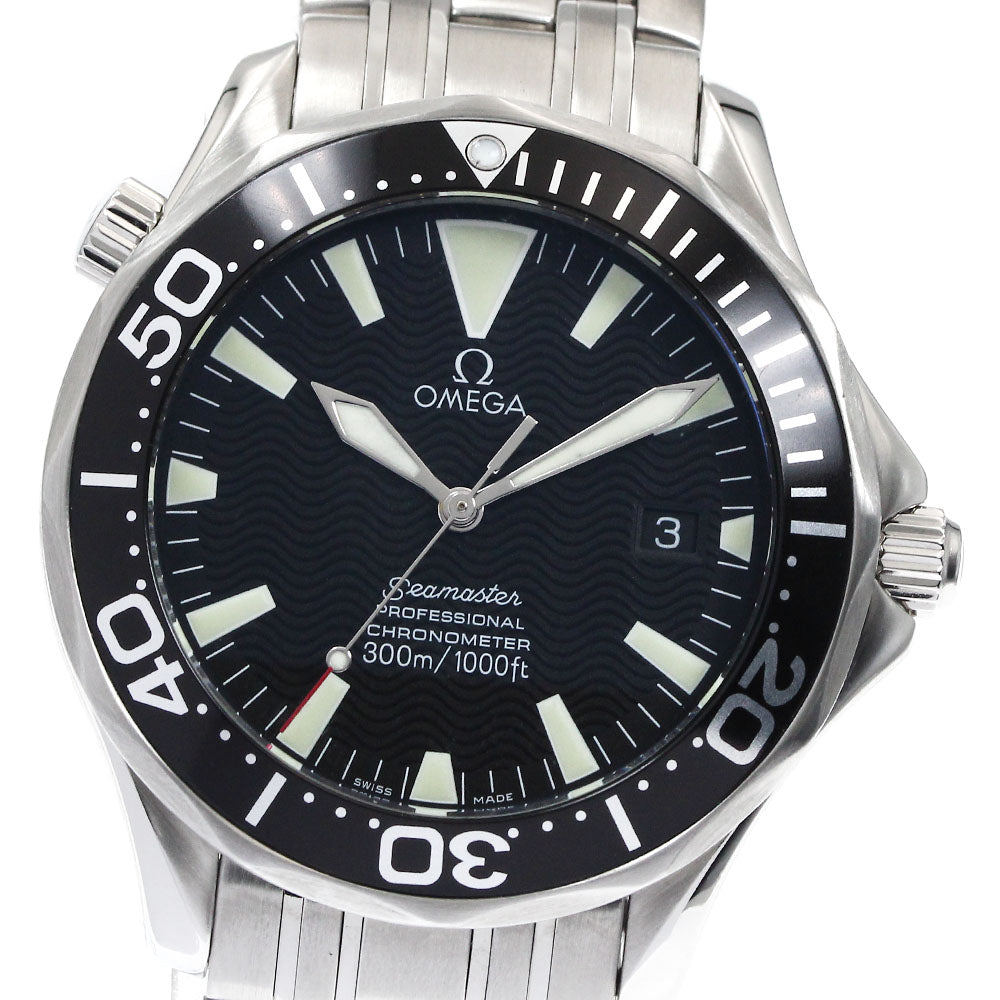 OMEGA Seamaster300 2254.50 Date black Dial Automatic Men's Watch_877996