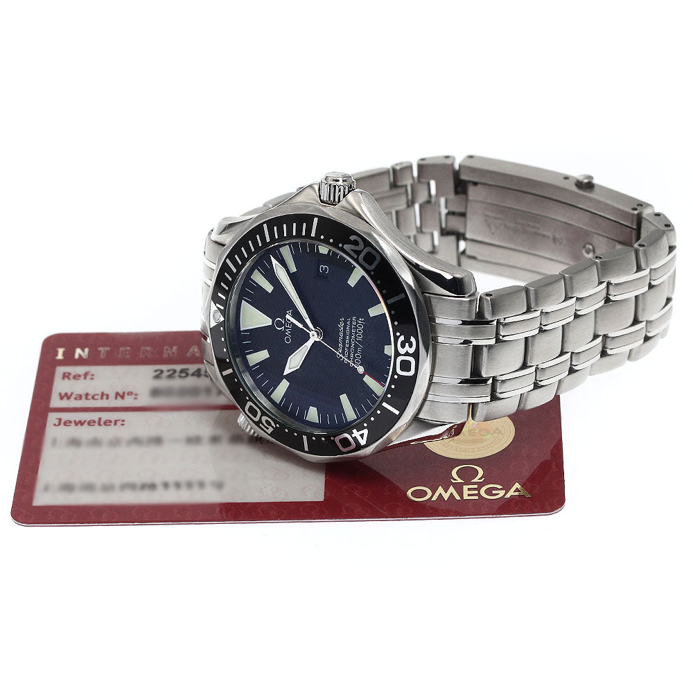 OMEGA Seamaster300 2254.50 Date black Dial Automatic Men's Watch_877996
