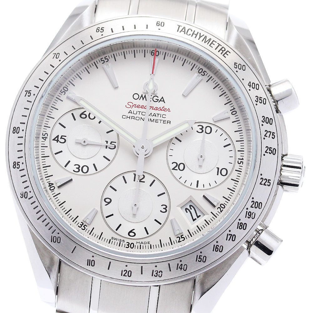 OMEGA Speedmaster 323.10.40.40.02.001 Date Silver Dial Automatic Men's_878012