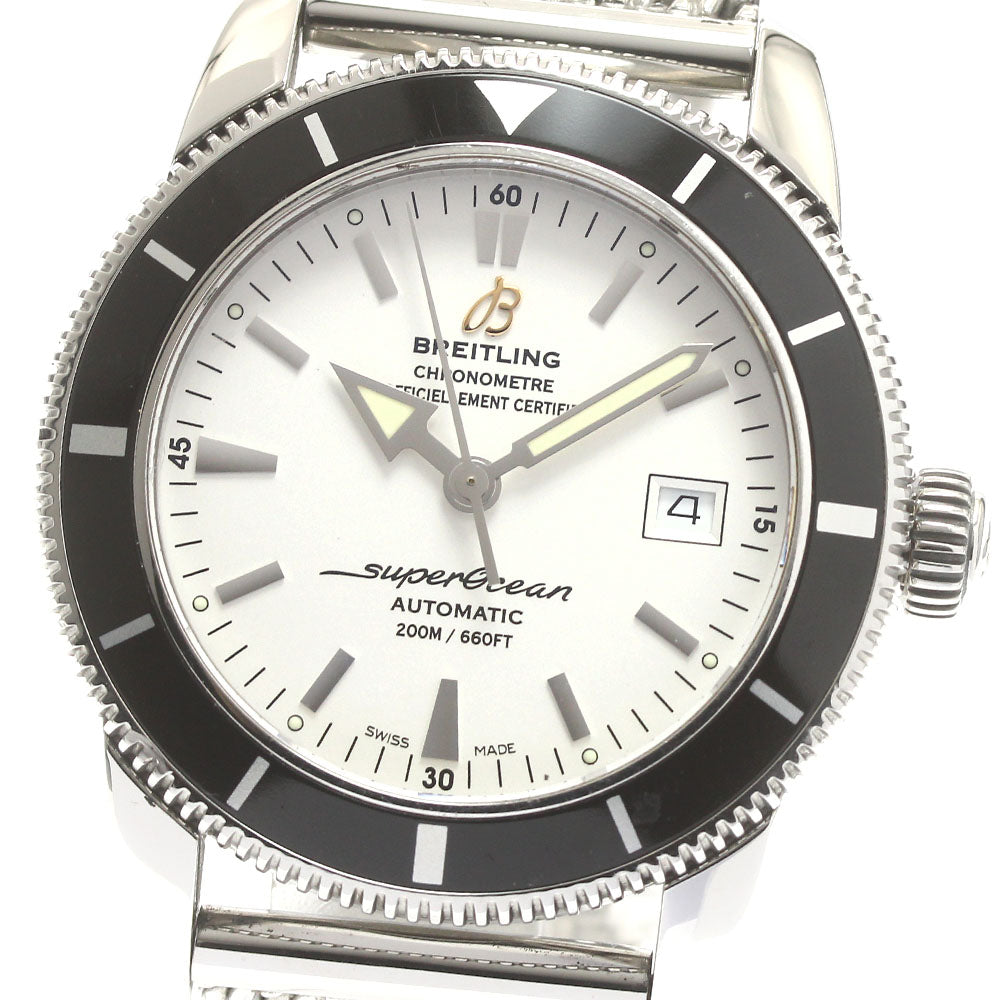 BREITLING Superocean Heritage42 A17321 Silver Dial Automatic Men's Watch_878073