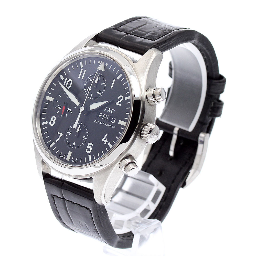 IWC SCHAFFHAUSEN Pilot watch IW371701 Chronograph day date AT Men's Watch_878076