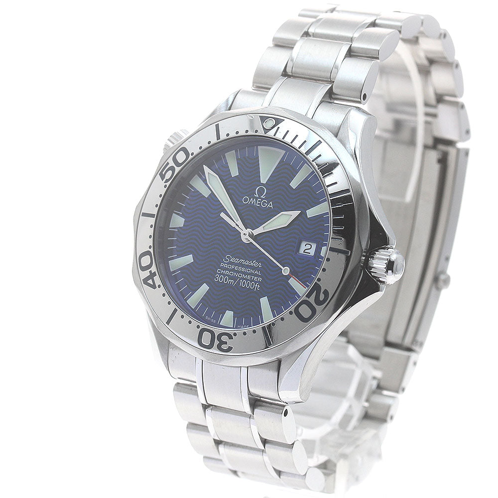 OMEGA Seamaster300 2255.80 Date Blue Dial Automatic Men's Watch_878080