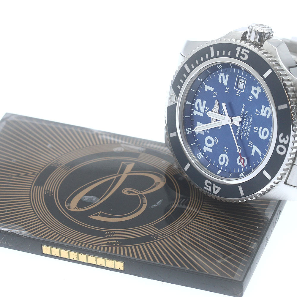 BREITLING Super Ocean II 44 A17392 Date blue Dial Automatic Men's Watch_878082